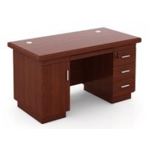 实木电脑桌 办公桌 油漆木皮定制电脑桌 1.6米